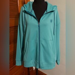 AriatTek Zip up Hooded sweatshirt ~ size XL